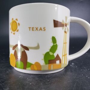 Starbucks You Are Here Mug 14 oz Texas